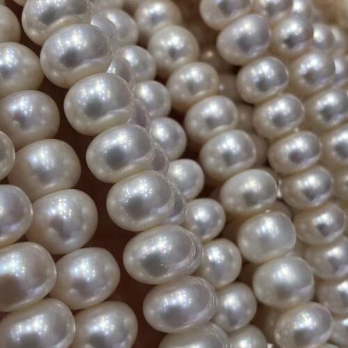 MADALENA SARARA Wholesale 9-10mm Freshwater Pearl Pearl Strand Fine Luster For DIY Jewelry Making Women Pearl Necklace