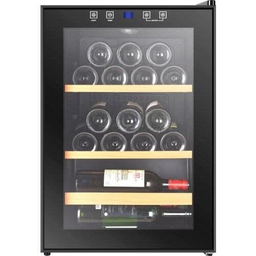 4 layers Constant temperature small wine cabinet freezer solid wood wine cabinet home tea cabinet refrigerated display cabinet