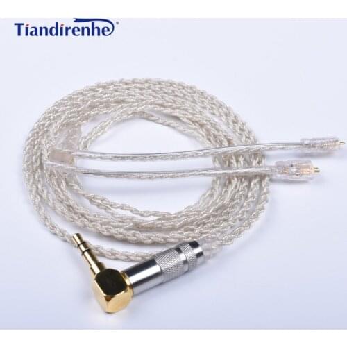 Upgrade Replacement for Logitech UE Tf10 Tf15 5pro Sf3 Sf5 Earphones Headset HIFI Silver Plated Andio Cables for Android IOS