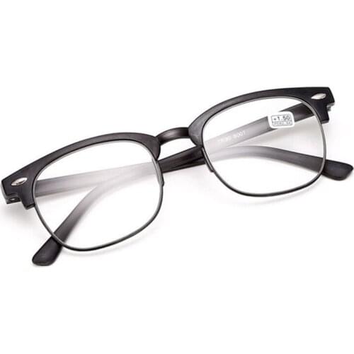 Reading Eyeglasses Men Women nail square Vintage Reading Glasses Light Weight fashion Presbyopic glasses +1 +1.5 +2 +2.5 +3 +3.5