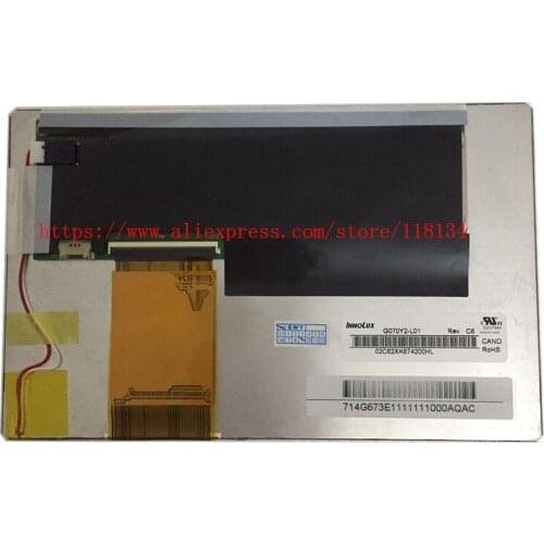 Original new A+ 7.0 inch G070Y2-L01 Rev.c2/C6 G070Y2-L01 LCD screen display panel module car monitors