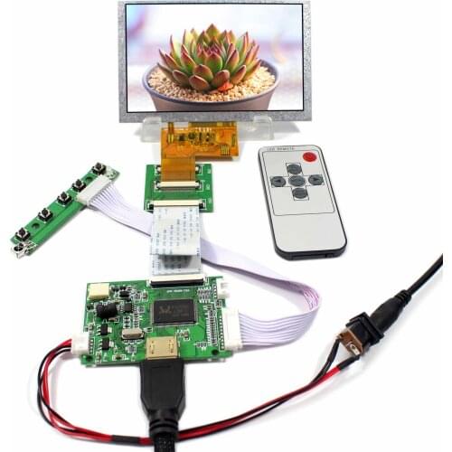 HD MI Input LCD Controller Board+5" 800x480 AT050TN43 VS050T-002A LCD Panel