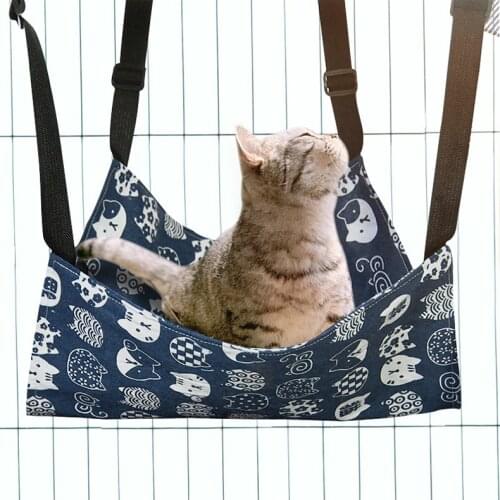 Durable Windows Cat Bed Breathable Hammock Pet Cat Square Hanging Bed For Small Dog Cat Products For Pets Outdoor Cat Hammock