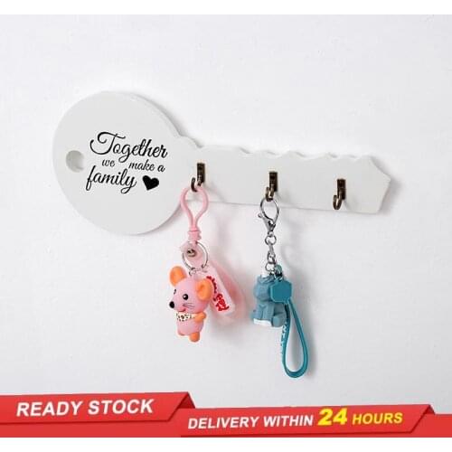 Retro creative porch hook door decoration key hanger home living room room coat hook hanger door decoration storage rack hook