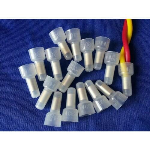 Close end cable connector#CE1X 2X 5X 8X aluminium tube Crimping terminal pliers press connector Nylon Wire loop crimp type