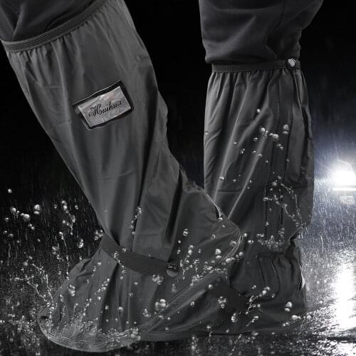 Motorcycle Scooter Bike Rain Shoes Cover Waterproof Non-Slip Boot Covers for Rainy Snowy Day Unisex Shoes Protectors
