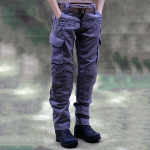 4 Color 1/6 Scale Female Soldier Pants Combat Pants Women Trends Accessories Girl Overalls F 12"Action Suit Doll Decoration