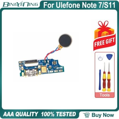 100% New Original USB Board with Vibrator Charging Port Board usb port module For Ulefone Note 7/7P Repair Replacement Parts