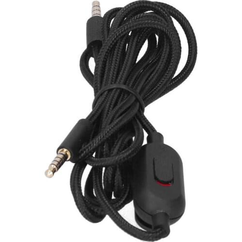 Game Headphone Audio Cable Volume Microphone Control for Logitech G233 G433 GPRO GPROX