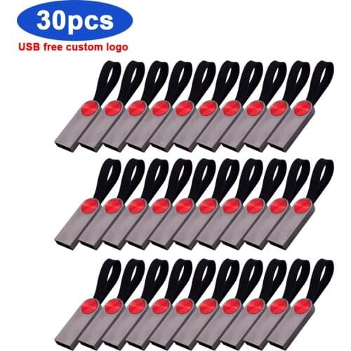 30pcs/lot Custom Logo Metal Pen Drive 4GB 8GB 16GB Usb Flash Drive Pendrives 32GB 64GB Memory Stick 128GB Gift for Photography