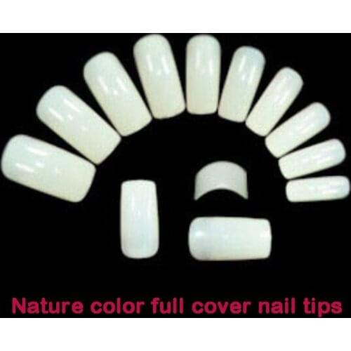 500pcs nail art full nail art tips 10 sizes full cover nail tips Manicure acrylic nail tools