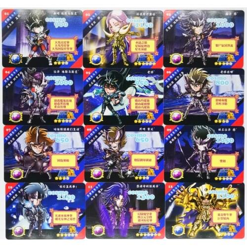 59pcs/set Saint Seiya Special Offer Toys Hobbies Hobby Collectibles Game Collection Anime Cards
