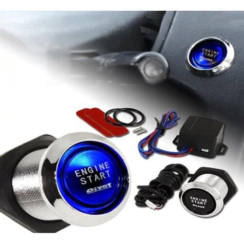 Car Engine Push Start Button RFID Engine Lock Ignition Keyless Entry System Go Push Button Engine Start Stop Immobilizer