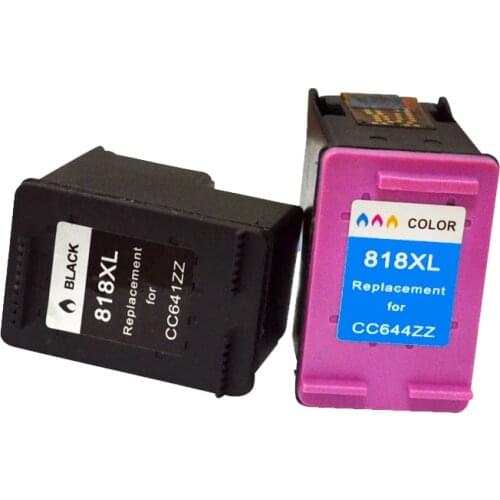 2020 Black & Tri-color Compatible ink cartridges for HP 818 Deskjet D2500 F2418 D1600 D1668 D2600 F4200 F4238 printers