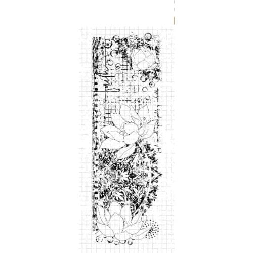 Flower Transparent Clear Silicone Stamp/Seal for DIY scrapbooking/photo album Decorative clear stamp M1267