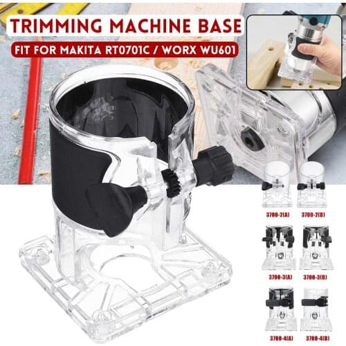 Drillpro Trimmer Base Balance Board Woodworking Edge Cutter Electric Trimmer Machine Base for Makita Worx WU601 RT0701C
