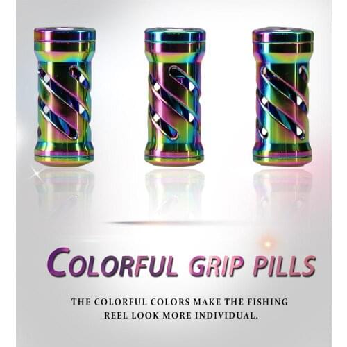 HobbyLane DIY Fishing Reel Modification Colorful Handle Knob Fishing Tackle Accessory for S/D Spinning Drum Reel