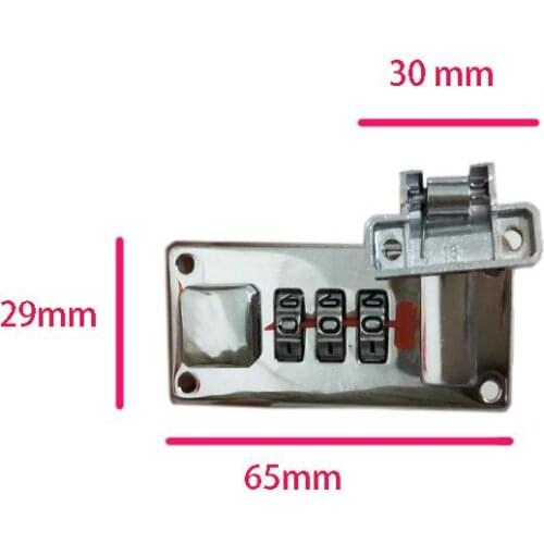 Luggage combination lock A5 mini right Suitcase, trunk, furniture lock