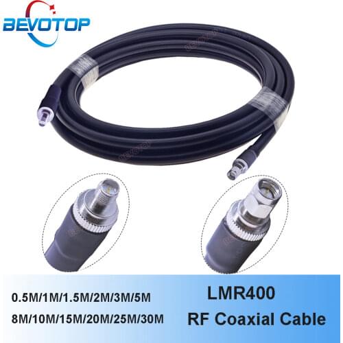 LMR400 Cable SMA Male to RP SMA Female 50 Ohm Low Loss RF Adapter Pigtail WIFI Antenna Extension Cable Signal Booster Jumper