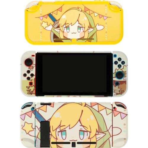 Matte Hard Shell Skin Protective Case for Cartoon Link Nintend Switch NS Lite Joy-Con Crystal Housing Cover Back Protector