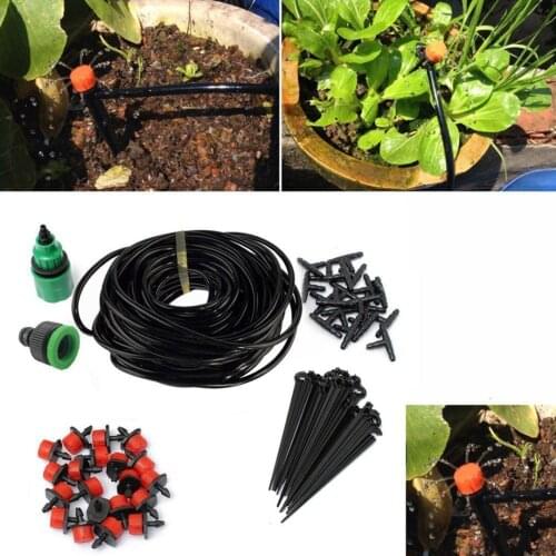 Water Irrigation Kit Set Automatic Micro Drip Watering System Plant Garden Tool