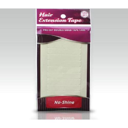 No-Shine Hair Extension Tape Pre-Cut Double-Sided Tape Tabs 120pcs Walker Company T059