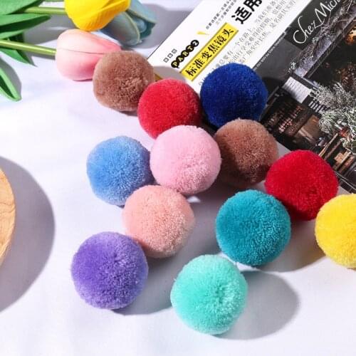 Multi Size Pom piel 15mm/20mm/25mm/30mm/40mm Soft Pompones Fluffy Plush Crafts DIY Pom Pom Ball Wedding Sewing Party Accessories