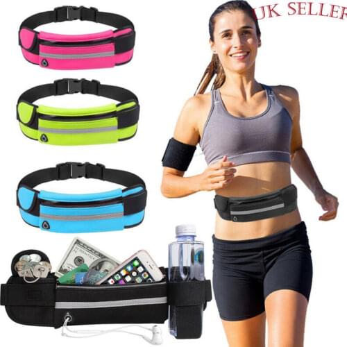 Proworks Running Belt Gym Waist Pouch Runners Bum Bag Jogging Phone Holder