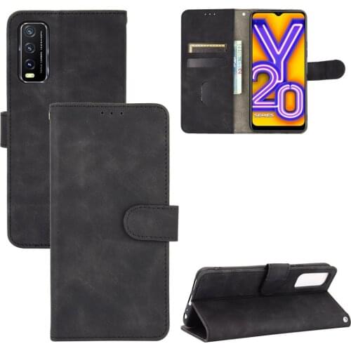 Luxury Retro Wallet Stand Flip Leather Case For Vivo Y20 Y20i V20 SE V20 Pro Book Cover