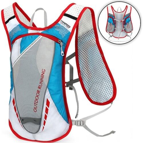 KoKossi 5L Riding Backpack Breathable Running Hydration Outdoor Sports Cycling Water Bladder Bag Ultralight Bicycle Backpack