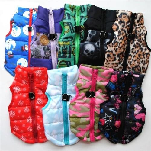 Warm Dog Clothes for Small Dog Windproof Winter Pet Dog Coat Jacket Padded Clothes Puppy Outfit Vest Yorkie Chihuahua Clothing