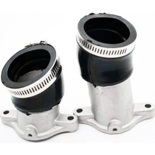 2pcs Motorcycle 50mm Carburetor Intake Manifold Pipe for CX500 Motorbike Scooter Suction Pipes Motor Carburetors Free Shipping