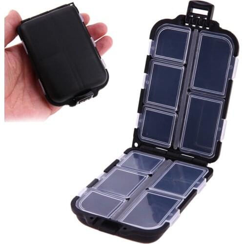 Fish Accessory Box New Compartments Pouch Storage Box Transparent Fishing Lure Square Fishing Box Spoon Hook Lure Tackle Box