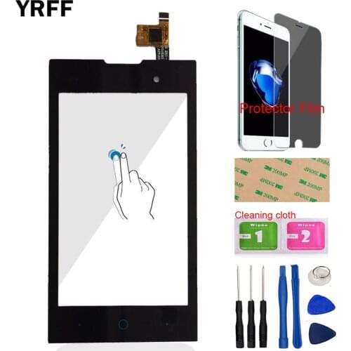 YRFF 4.0'' Mobile Front Touch Glass Screen Len Sensor Digitizer Panel For ZTE Kis 2 Max V815 V815W Tools Protector Film