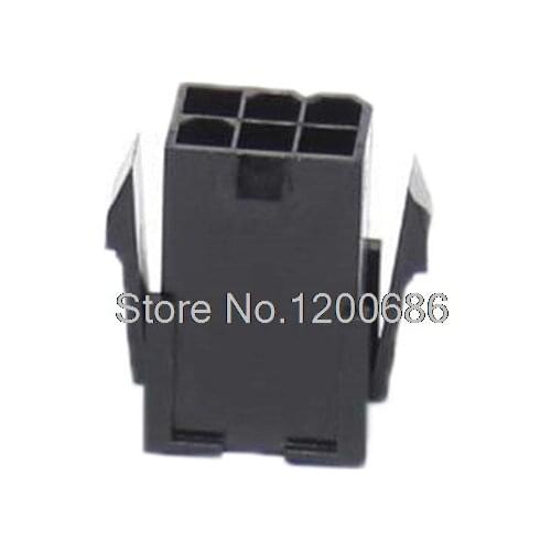 2 * 3p 43020600 Micro-Fit 3.0 Plug Housing, Dual Row 6 6pin Circuits computer ATX CPU Power connector plastic shell Housing