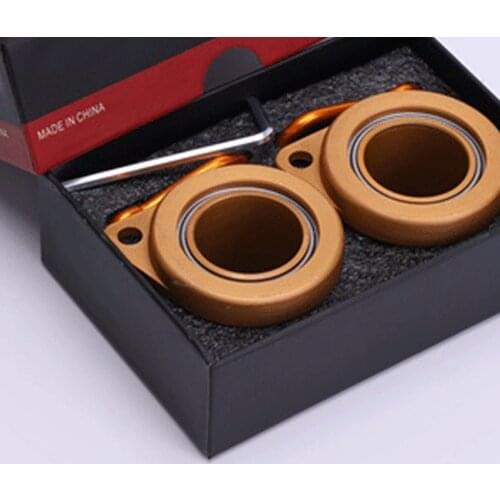 2 Pieces 360 Degree Alloy Flag Pole Mounting Rings Anti-Wrap Grommet Clip Fits 1inch Flagpoles