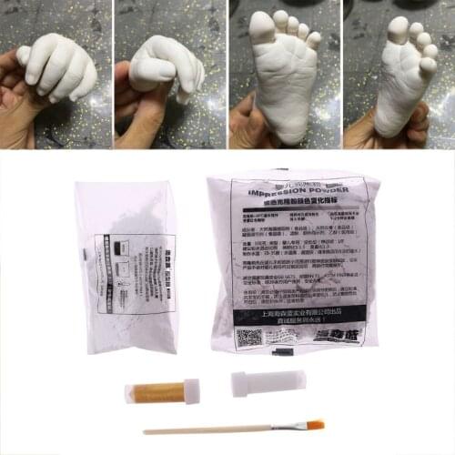 3D Plaster Handprints Footprints Baby Kids Adult Hand Foot Casting Kit Keepsake
