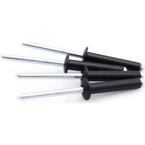 Aluminum black semi-circular head open type blind rivet M3.2 M4 M5*5 6.4 8 10 12 14 16 18 19 20 22 25