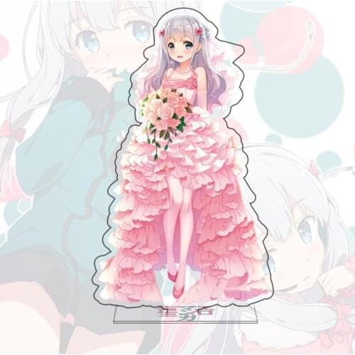 Anime Eromanga Sensei Izumi Sagiri Cute Acrylic Stand Figure Desktop Decoration Collection Model Toy Doll Gifts