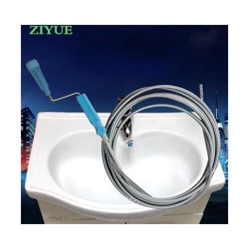 Free Shipping Toilet Dredger Sewer Pipe Dredge Hand Shake Dredger 1.5 M 2 M 3 M Diversion Pipeline