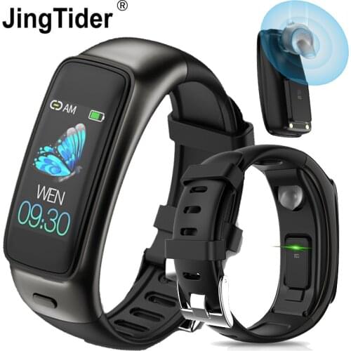 NEW TB02 Bluetooth Earphone Smart Band 2 in 1 IP67 Waterproof Wireless Headset Noise Reduction Heart Rate Blood Pressure Monitor