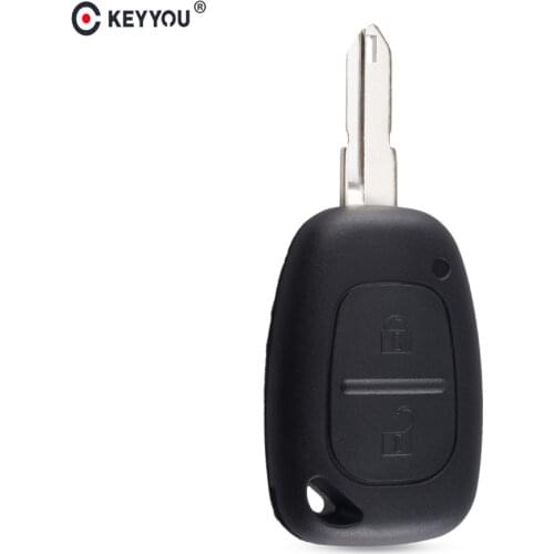 KEYYOU Remote Key Case 2 Button For Renault Opel Vauxhall for Nissan Vivaro Traffic Primastar