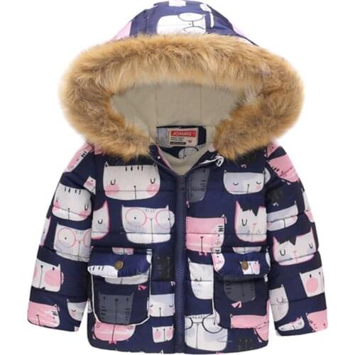 Kids Toddler Winter Autumn Thick Coats Children Warm Jacket Clothes Baby Boy Snowsuits Boys Girls Coats Outwear Hoodies Clothing