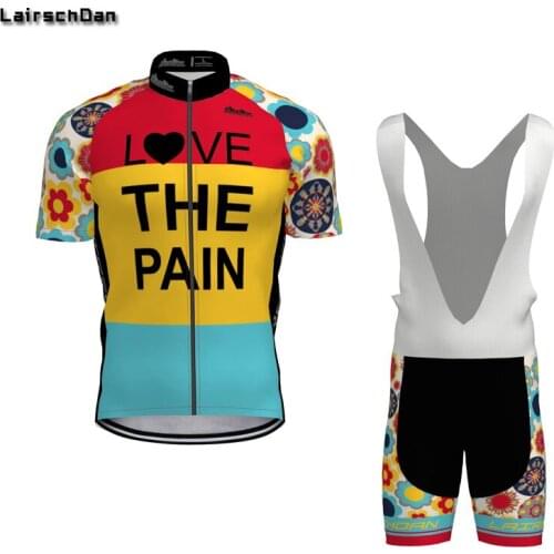 LairschDan Mens Cycling Jersey Set Summer MTB Quick Dry Cycle Wear Koszulka Rowerowa Meska Team Outdoor Sport Riding Clothes