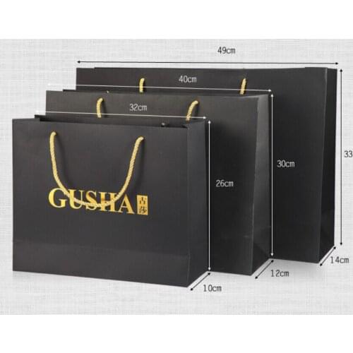 Bulk production paper bag with custome LOGO