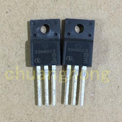 1pcs/lot Power triode 20N60C3 20A 650V original packing new field effect transistor MOS triode TO-220F SPP20N60C3