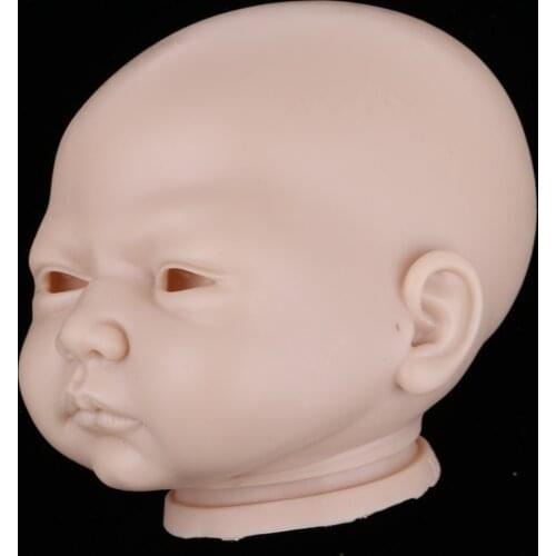 Soft Silicone Realistic Baby Doll Head Sculpt Carving Mold 20inch Reborn Blank Body Replacement Part Kit #4