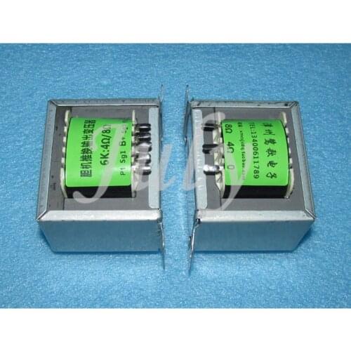 A pair of 6K push-pull output transformers 25W have super linear tapped EI66X40mm iron core, used for 6P3P and other tubes