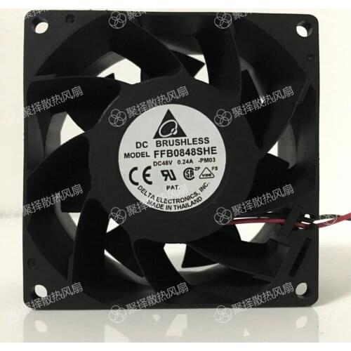 In the delta FFB0848SHE 48 v 0.24 A 8 cm / 8038 cm industrial PC server fan