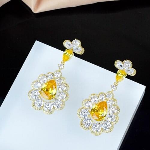 Luxury jewelry, S925, womens long earrings, temperament ol, attend the reception, anniversary gifts, engagement accessories